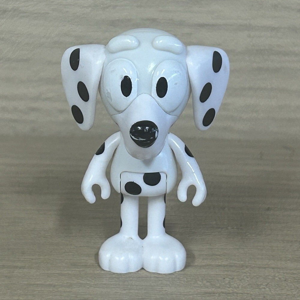 Bluey Friend CHLOE Dalmation White Dog Black Spots Replacement Figure 2 1/4"